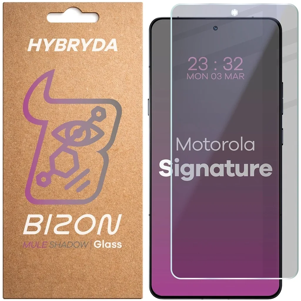 Ochranné sklo Bizon Glass Mule Shadow Motorola Signature matte