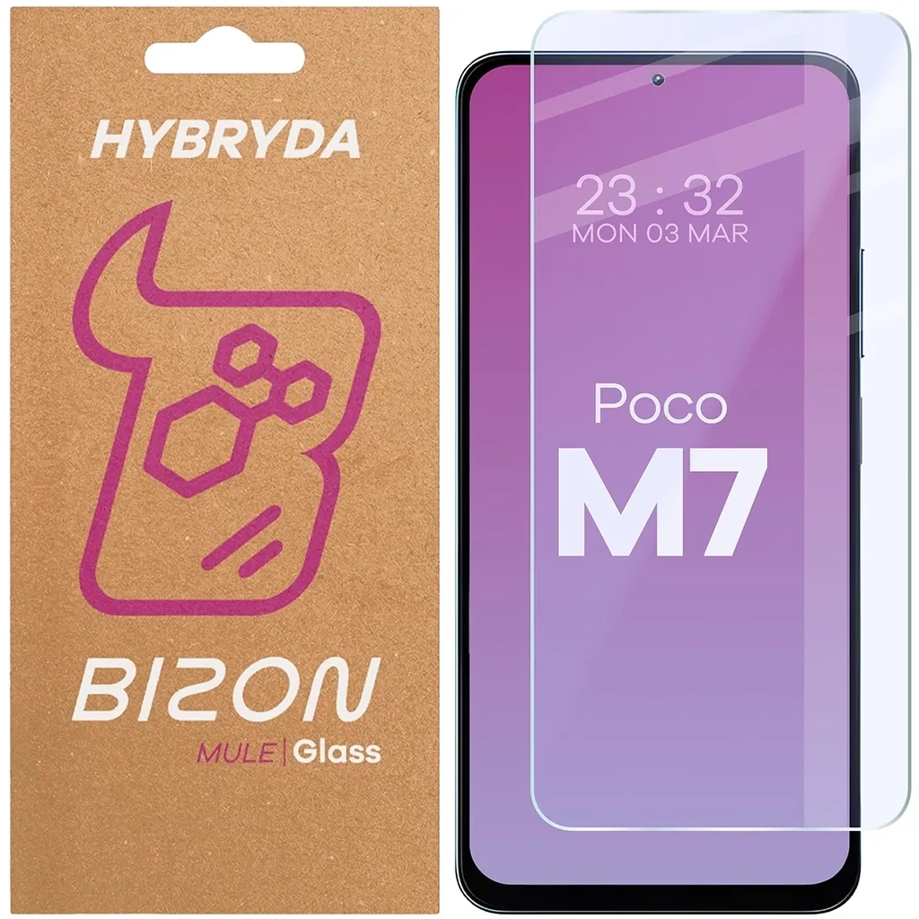 Ochranné sklo Bizon Glass Mule Xiaomi POCO M7 5G