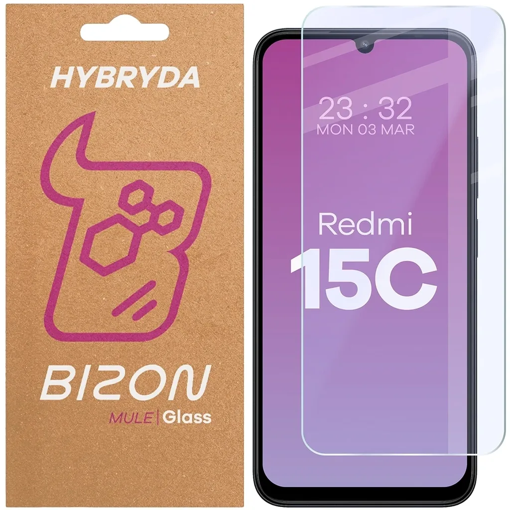 Ochranné sklo Bizon Glass Mule Xiaomi Redmi 15C 4G / 5G / POCO C85 4G 173mm