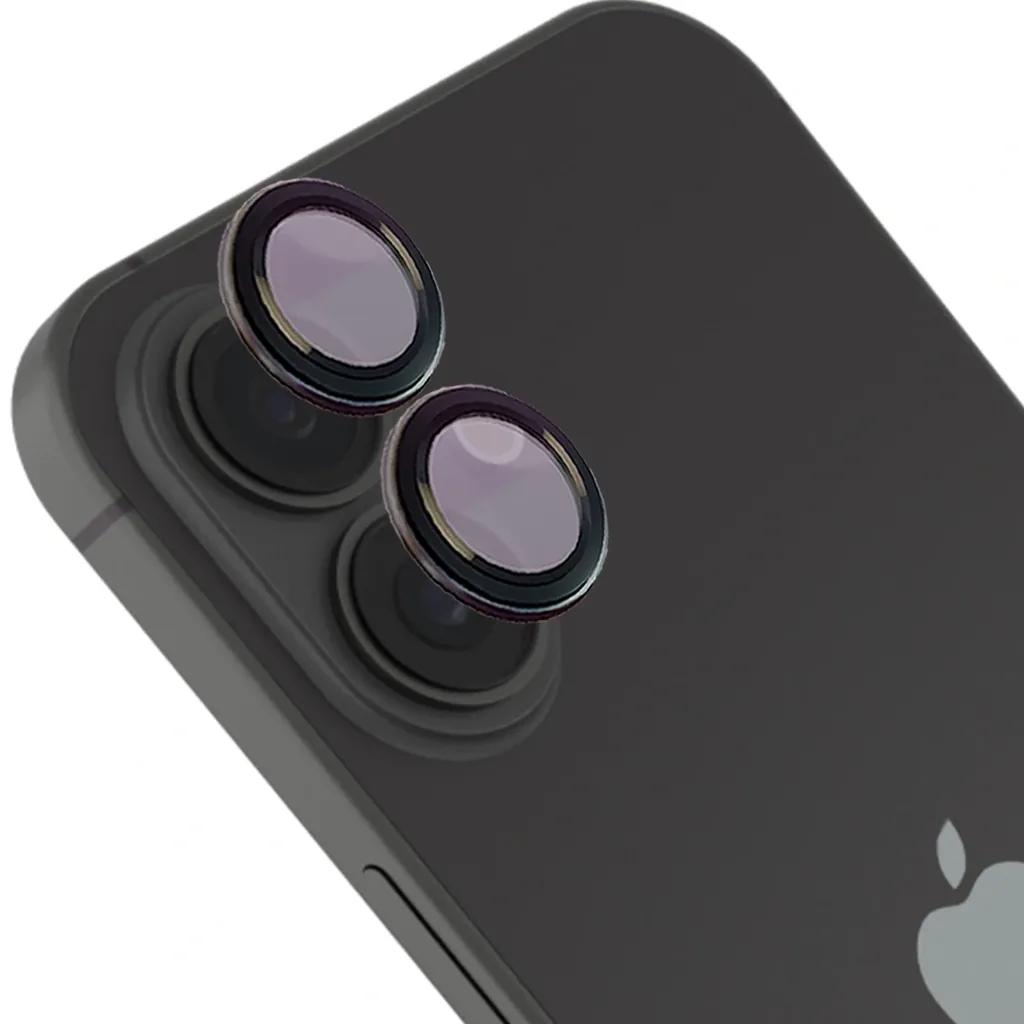 Ochranné sklo Bizon Glass Snap Lens Apple iPhone 17 black frame
