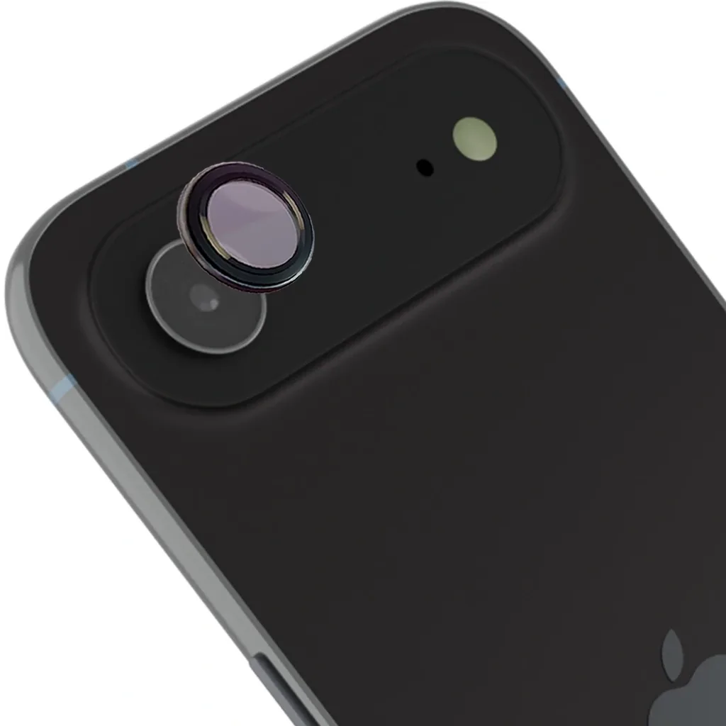 Ochranné sklo Bizon Glass Snap Lens Apple iPhone Air black frame