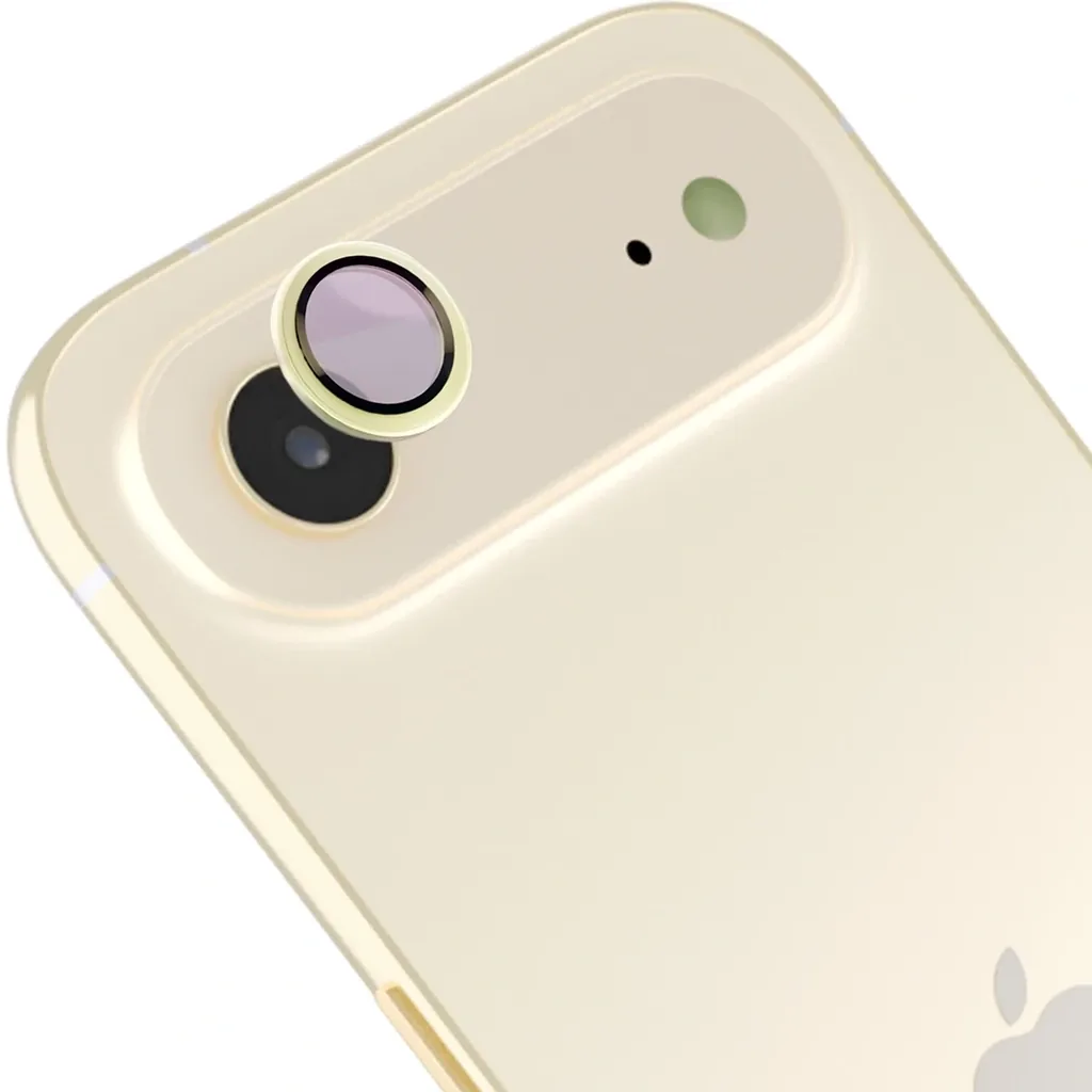 Ochranné sklo Bizon Glass Snap Lens Apple iPhone Air light gold frame