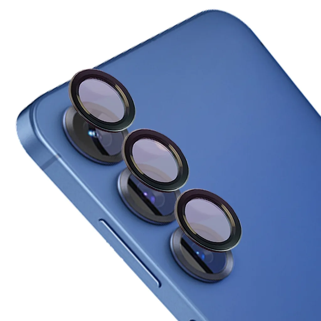 Ochranné sklo Bizon Glass Snap Lens do Samsung Galaxy S25+ Plus black