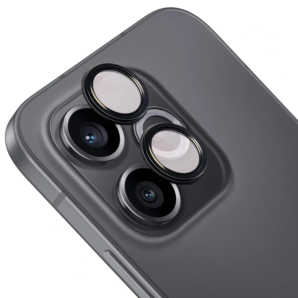 Ochranné sklo Bizon Glass Snap Lens Honor 600 Lite 5G, black frame