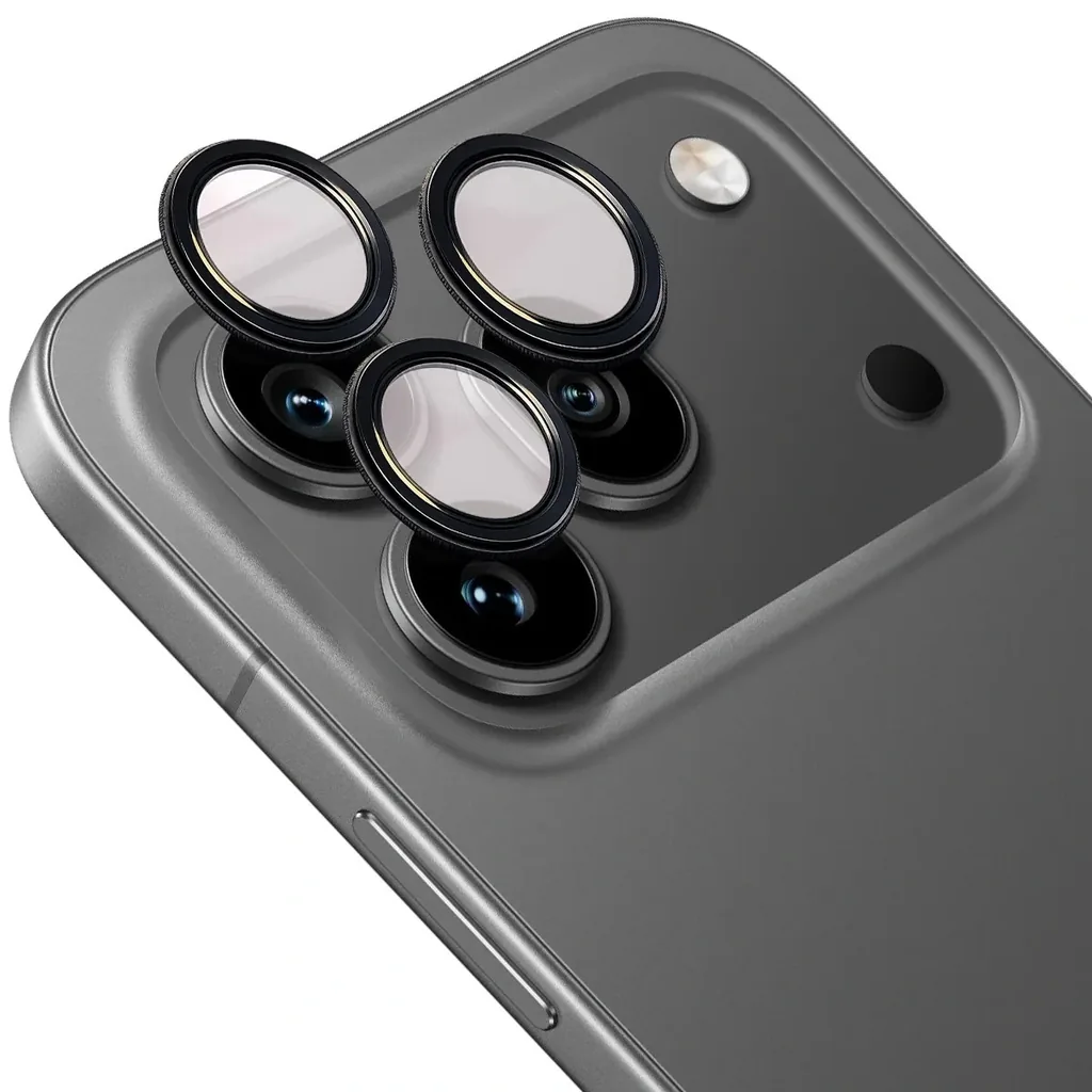 Ochranné sklo Bizon Glass Snap Lens Honor 600 Pro 5G, black frame