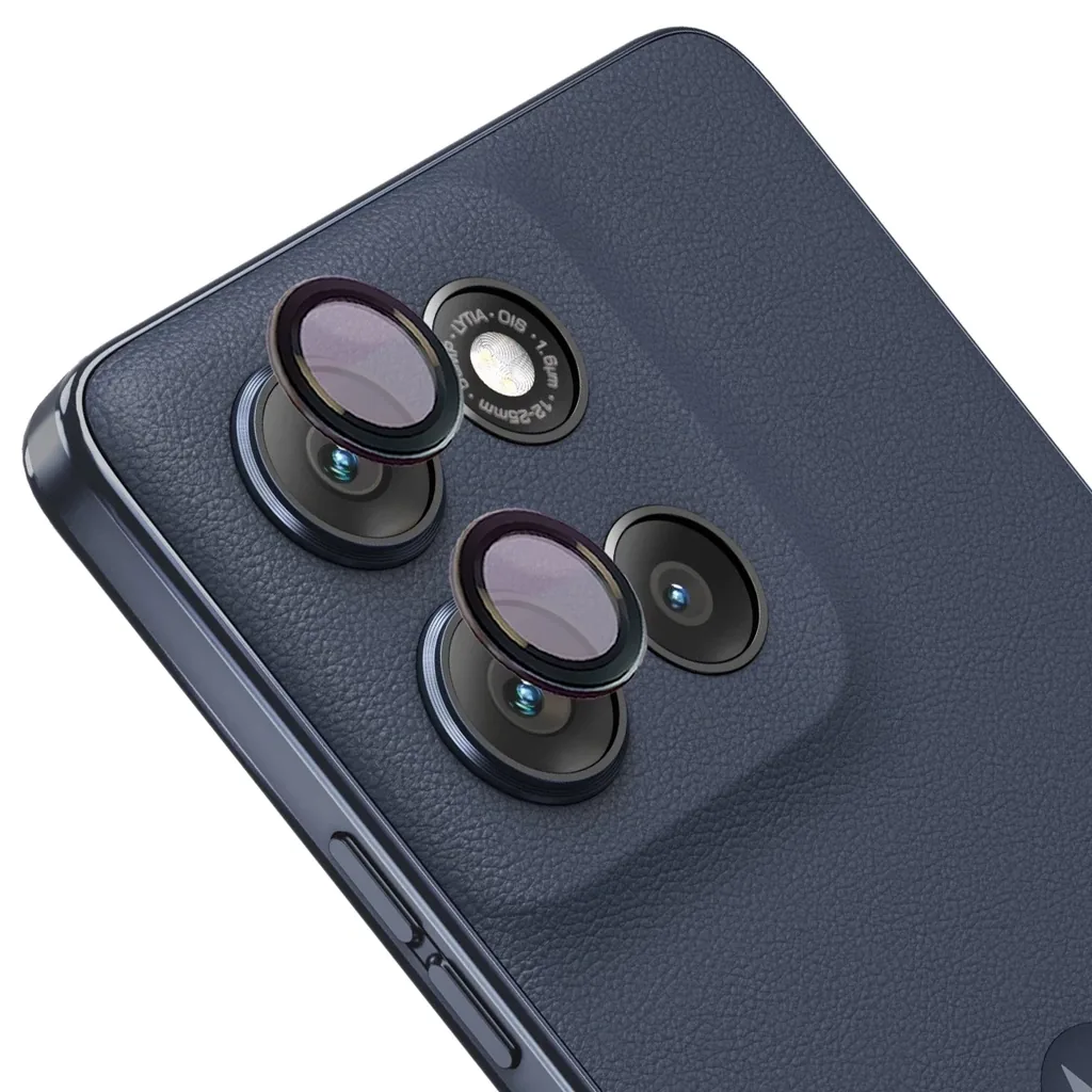 Ochranné sklo Bizon Glass Snap Lens Motorola Moto G86 5G / G86 Power 5G black frame