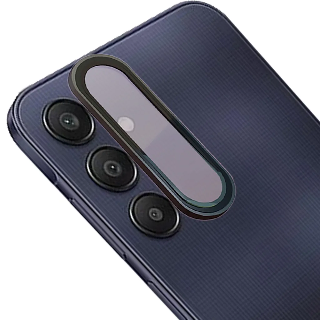 Ochranné sklo Bizon Glass Snap Lens Samsung Galaxy A26 3G black frame