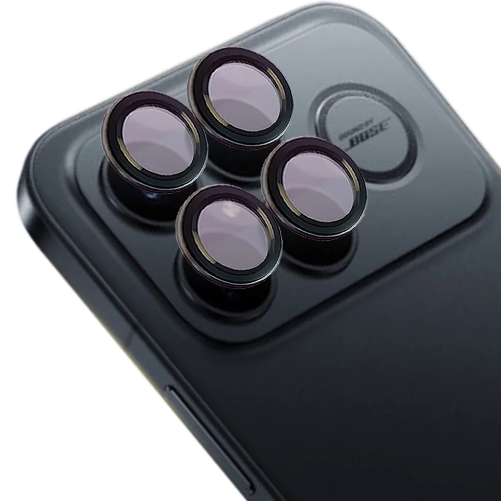 Ochranné sklo Bizon Glass Snap Lens Xiaomi POCO F8 Ultra black frame