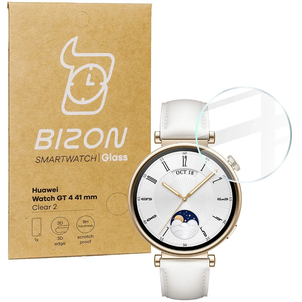 Ochranné sklo Bizon Glass Watch Clear Huawei Watch GT 4 41 mm