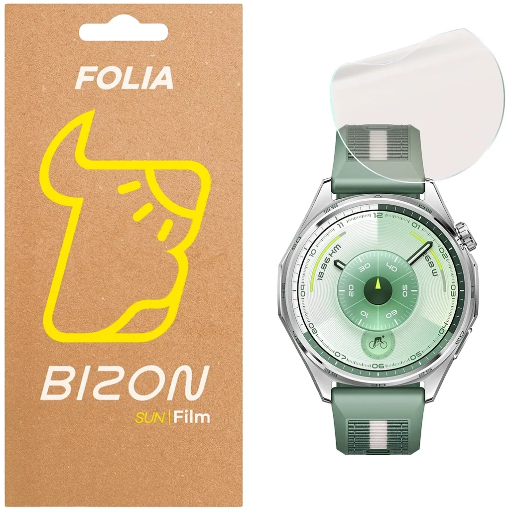 Ochranné sklo Bizon Glass Watch Film Sun Huawei Watch GT6 46mm