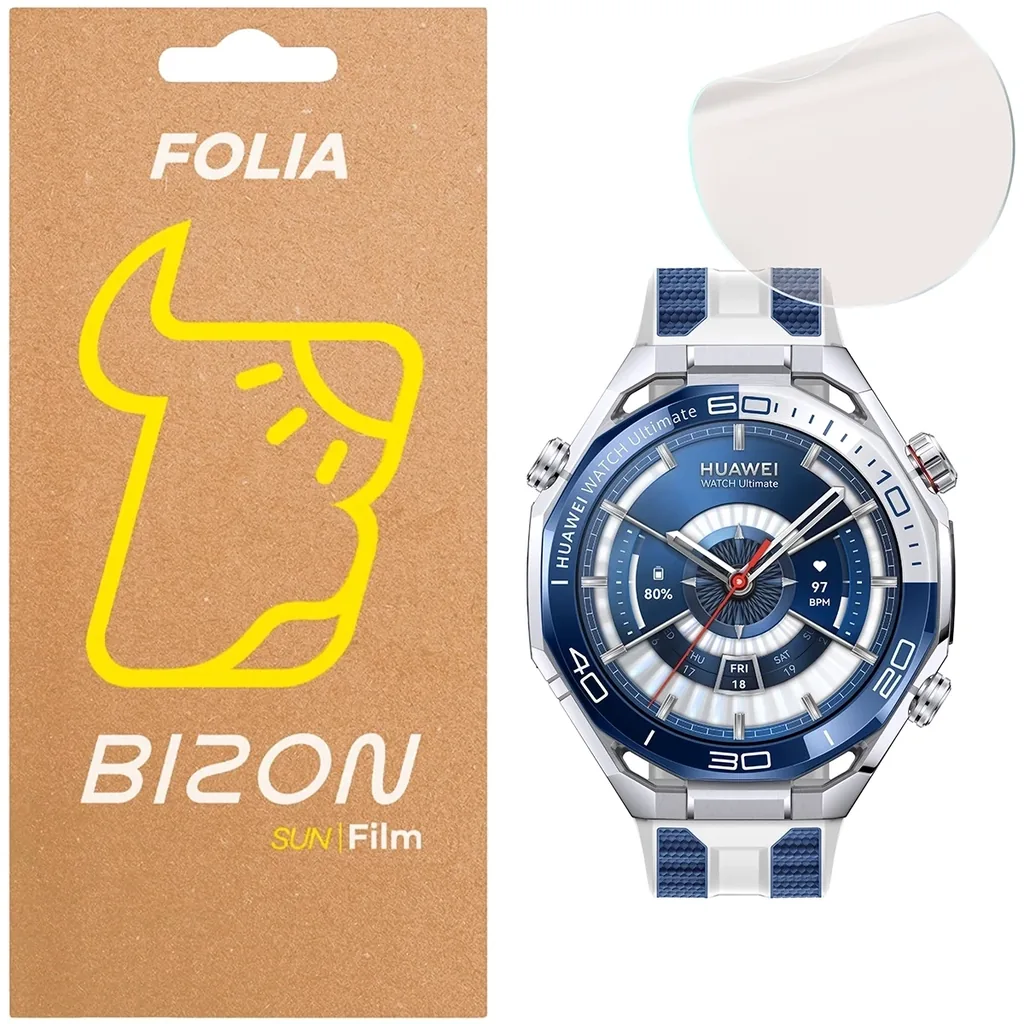Ochranné sklo Bizon Glass Watch Film Sun Huawei Watch Ultimate 2