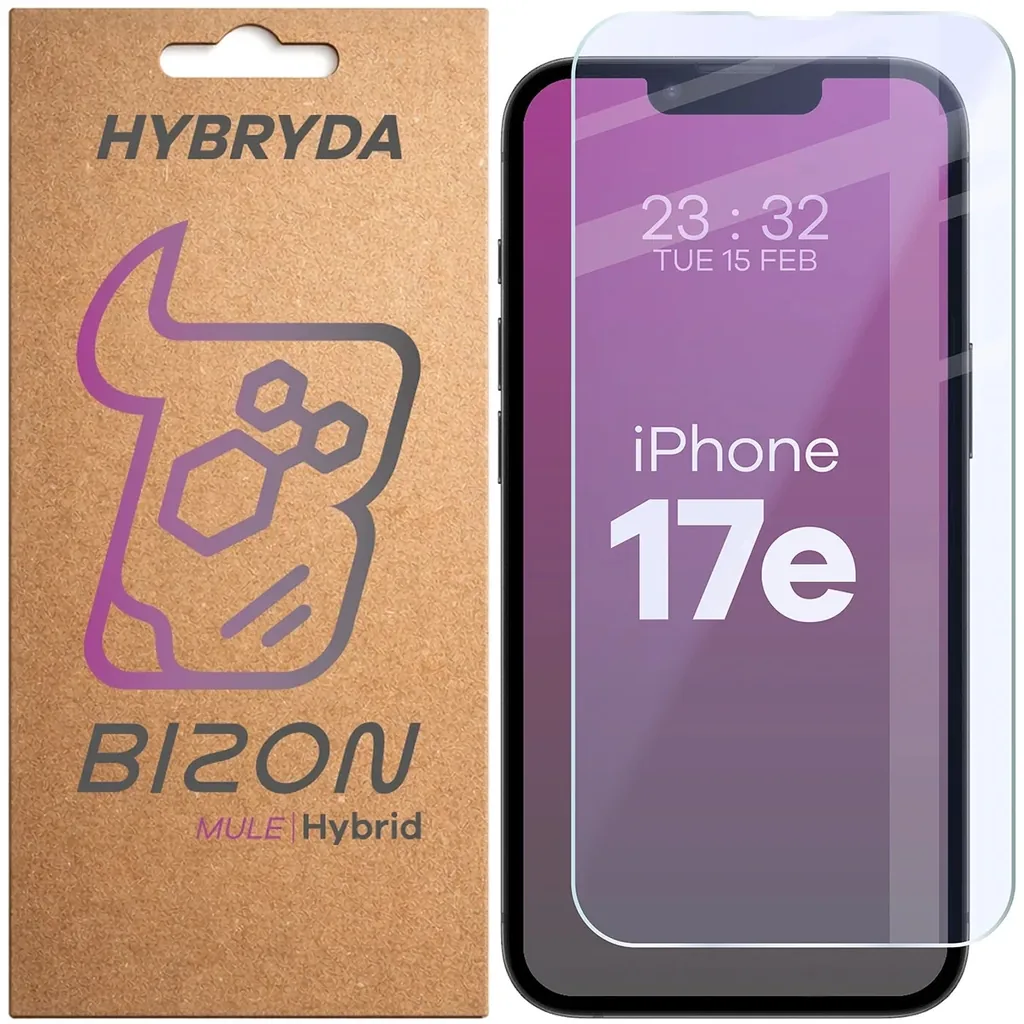 Ochranné sklo Bizon Hybrid Mule Apple iPhone 17e