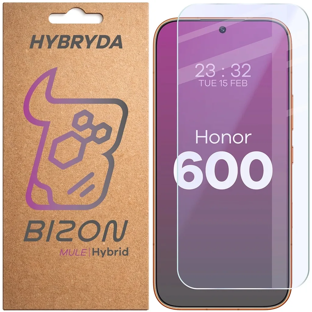 Ochranné sklo Bizon Hybrid Mule Honor 600 5G