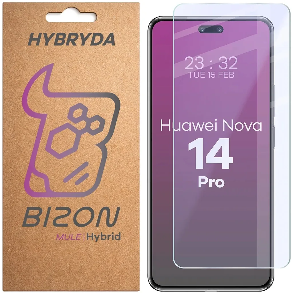 Ochranné sklo Bizon Hybrid Mule Huawei nova 14 Pro