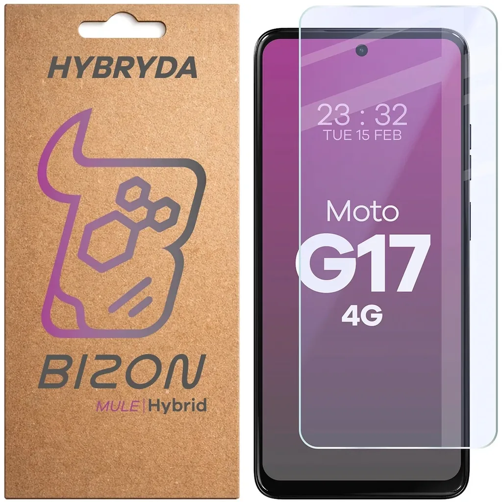Ochranné sklo Bizon Hybrid Mule Motorola Moto G17