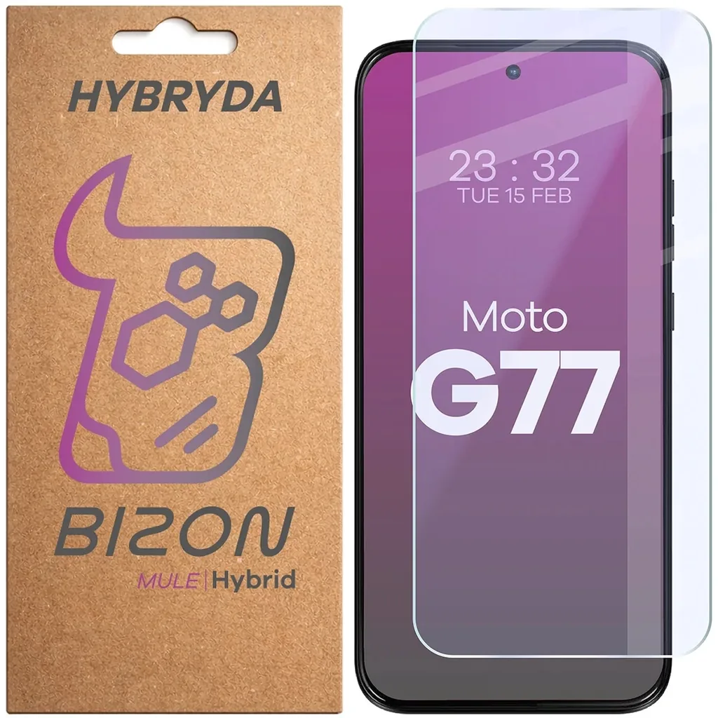 Ochranné sklo Bizon Hybrid Mule Motorola Moto G77 5G