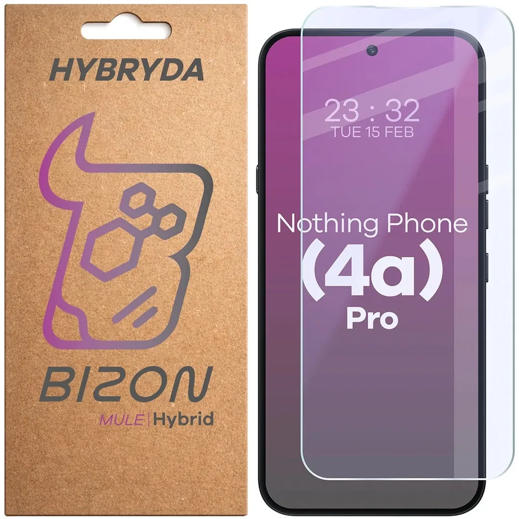 Ochranné sklo Bizon Hybrid Mule Nothing Phone (4a) Pro