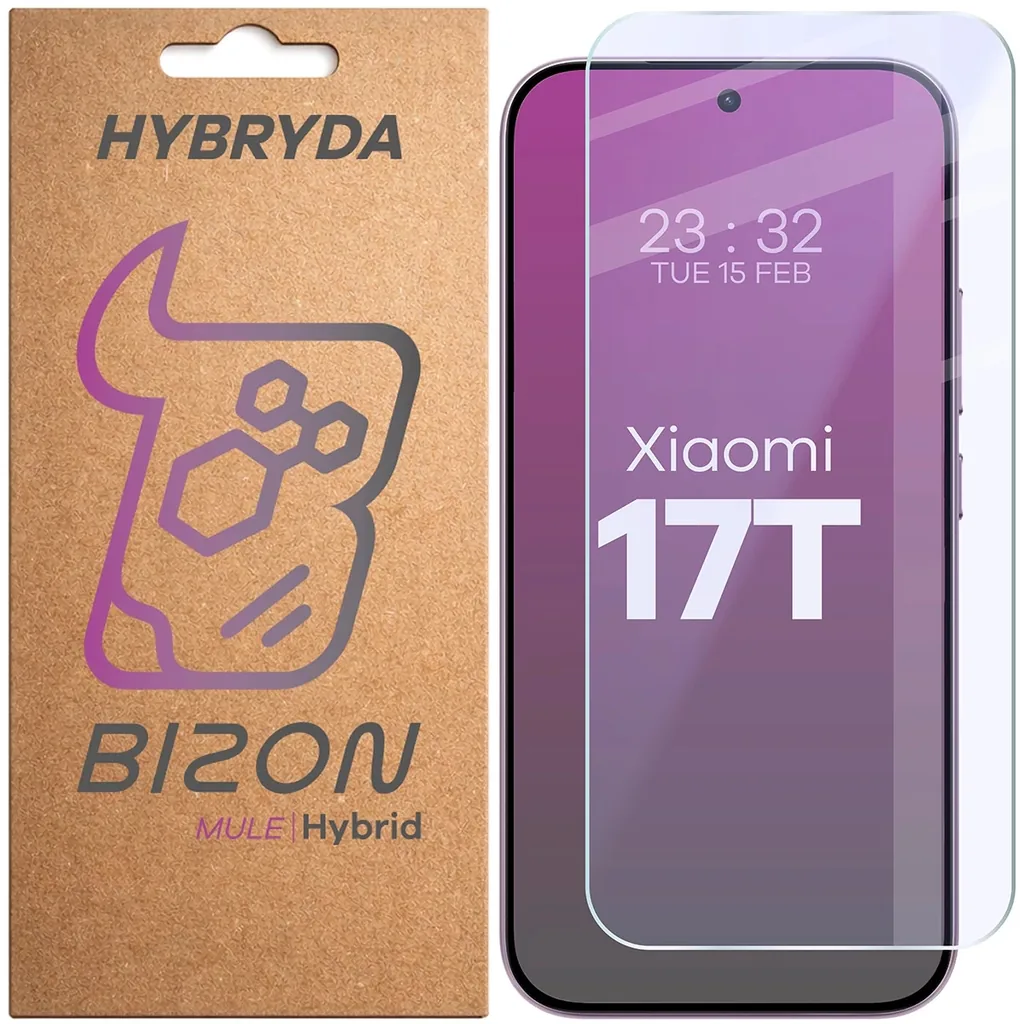 Ochranné sklo Bizon Hybrid Mule Xiaomi 17T