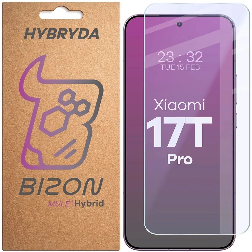 Ochranné sklo Bizon Hybrid Mule Xiaomi 17T Pro