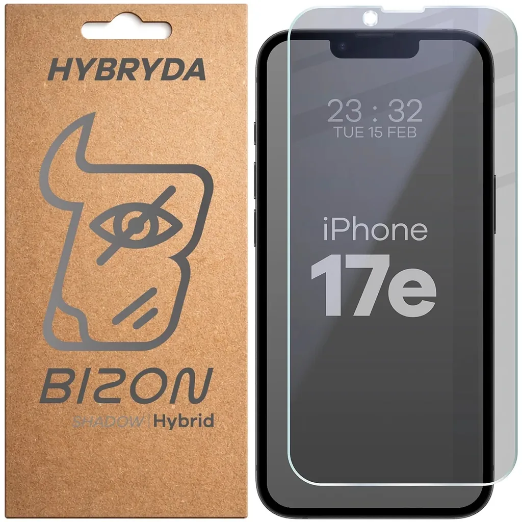 Ochranné sklo Bizon Hybrid Shadow Apple iPhone 17e, matte