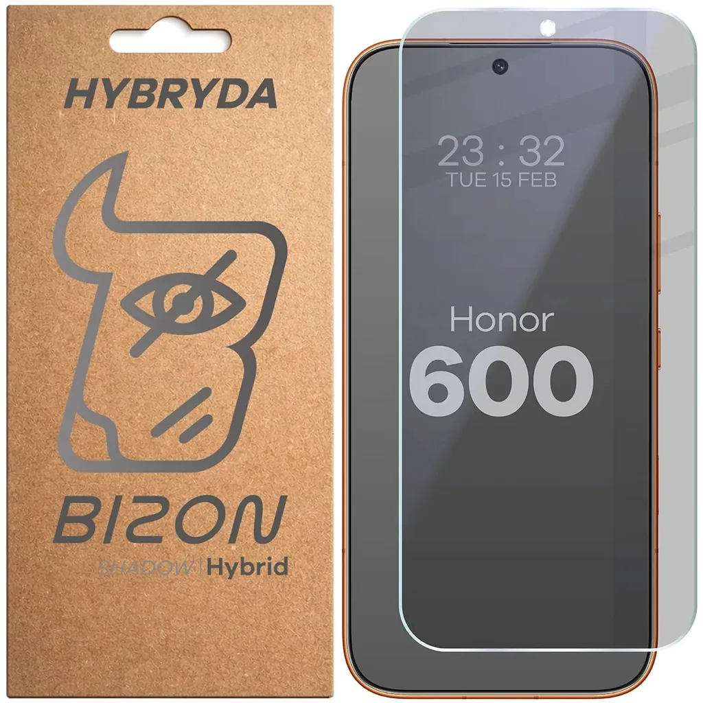 Ochranné sklo Bizon Hybrid Shadow Honor 600 5G, matte