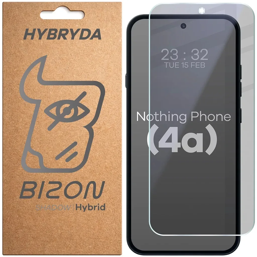 Ochranné sklo Bizon Hybrid Shadow Nothing Phone (4a), matte