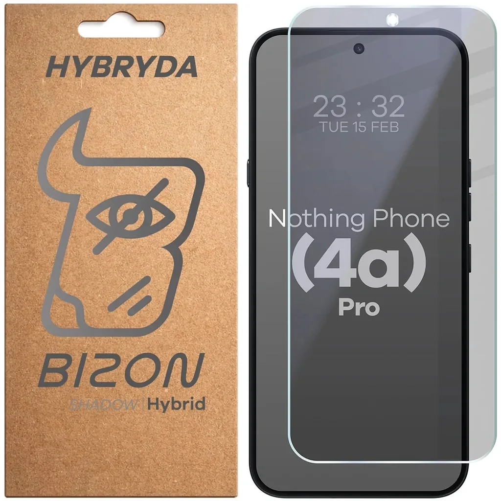 Ochranné sklo Bizon Hybrid Shadow Nothing Phone (4a) Pro, matte