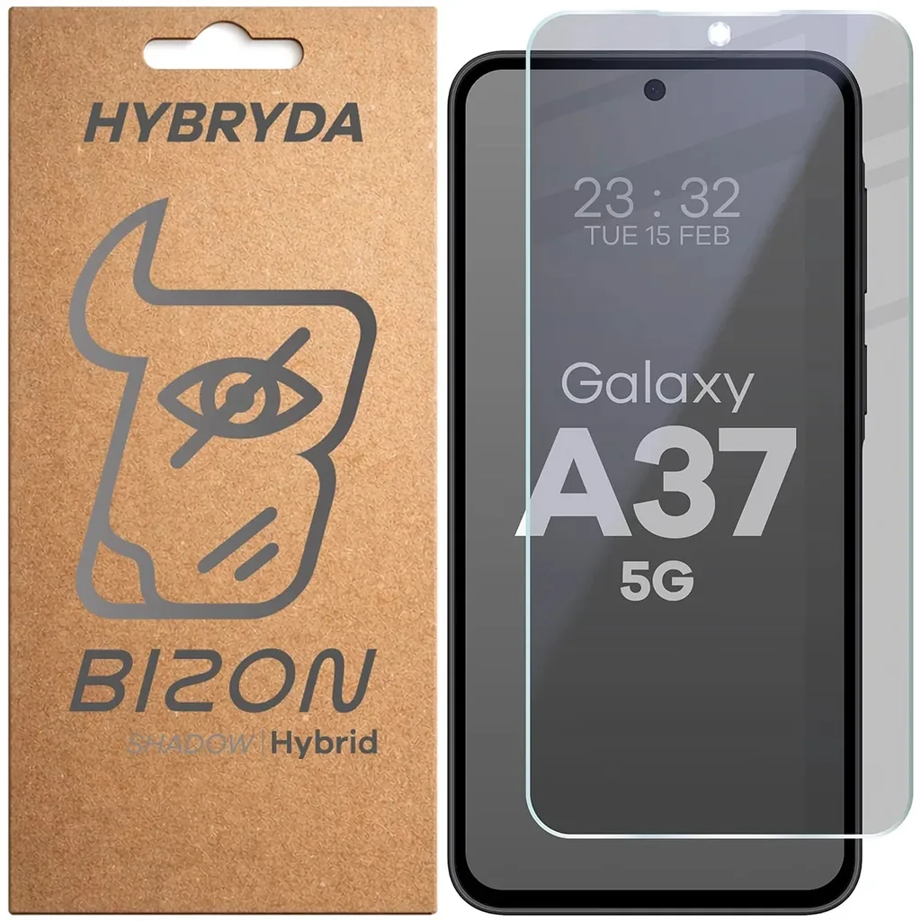 Ochranné sklo Bizon Hybrid Shadow Samsung Galaxy A37 5G, matte