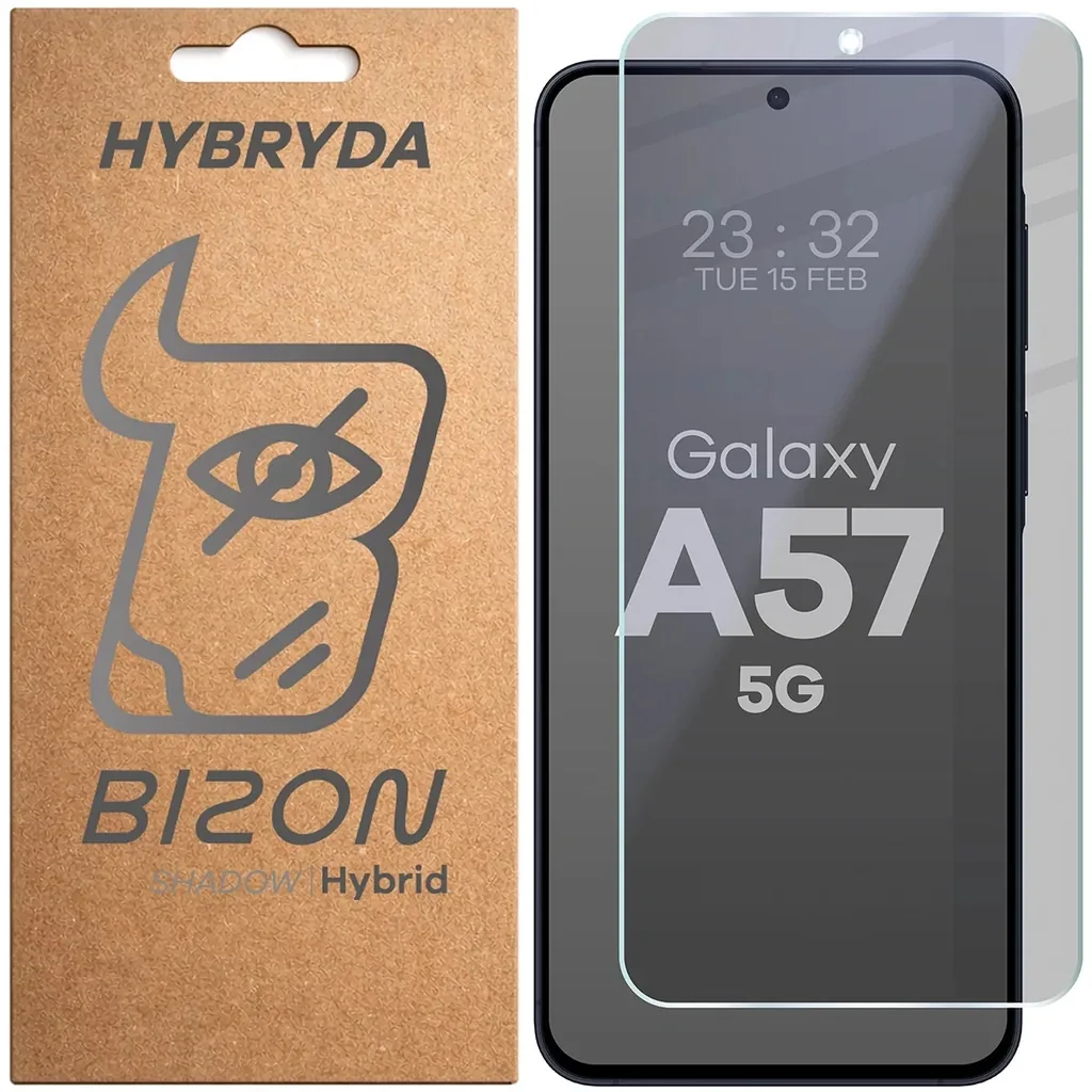 Ochranné sklo Bizon Hybrid Shadow Samsung Galaxy A57 5G, matte