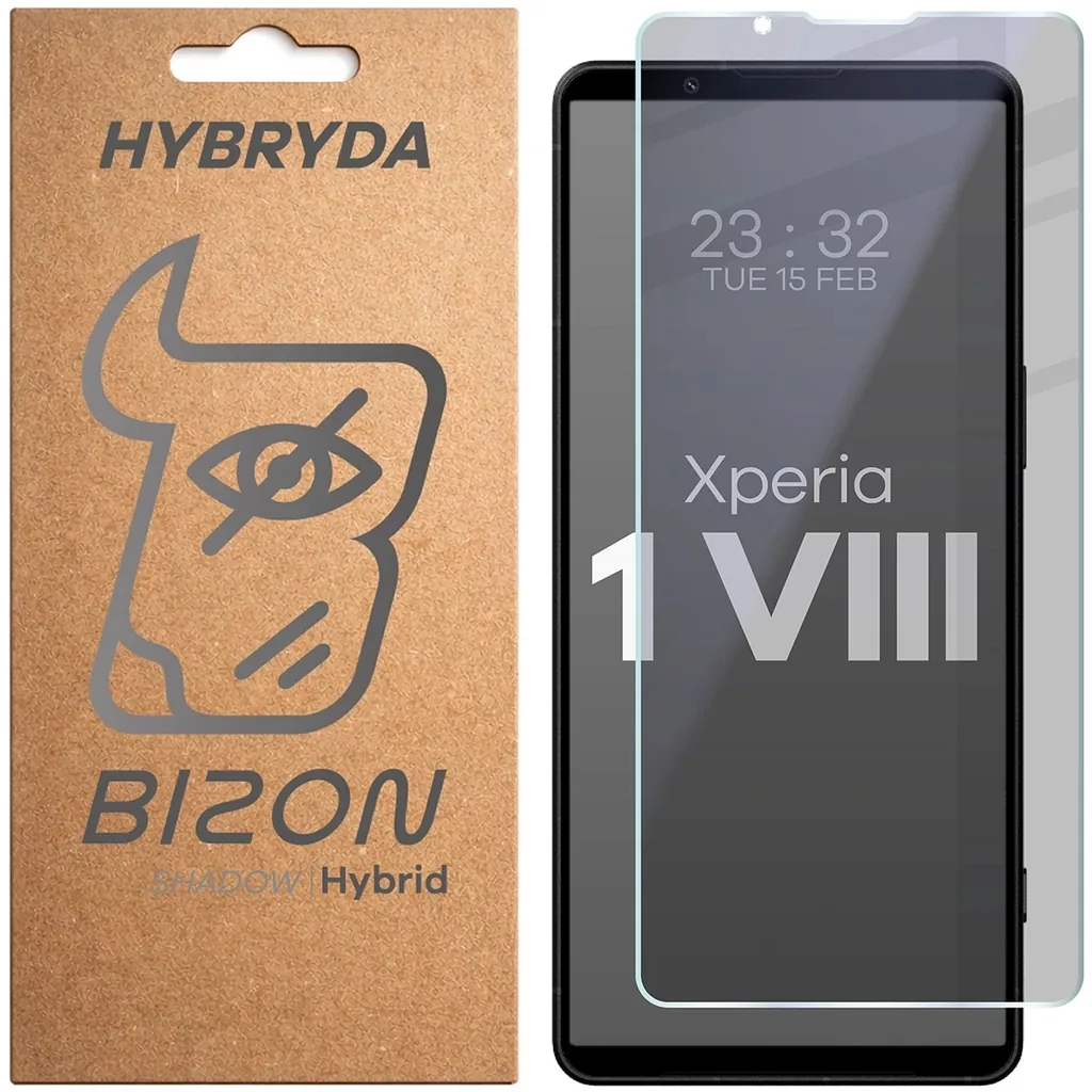 Ochranné sklo Bizon Hybrid Shadow Sony Xperia 1 VIII, matte