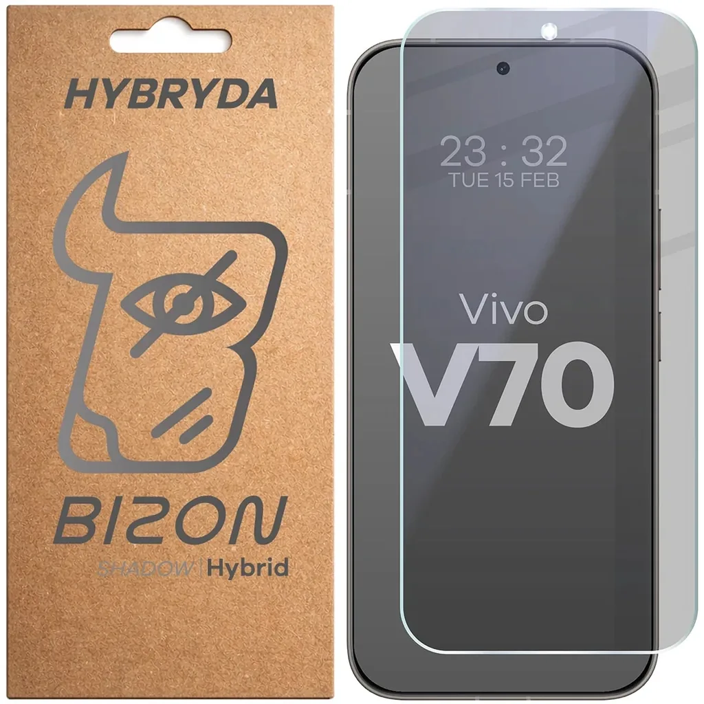 Ochranné sklo Bizon Hybrid Shadow Vivo V70 5G, matte