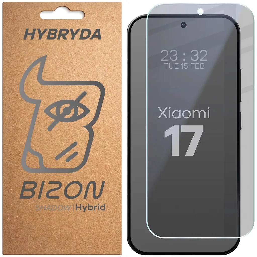 Ochranné sklo Bizon Hybrid Shadow Xiaomi 17, matte