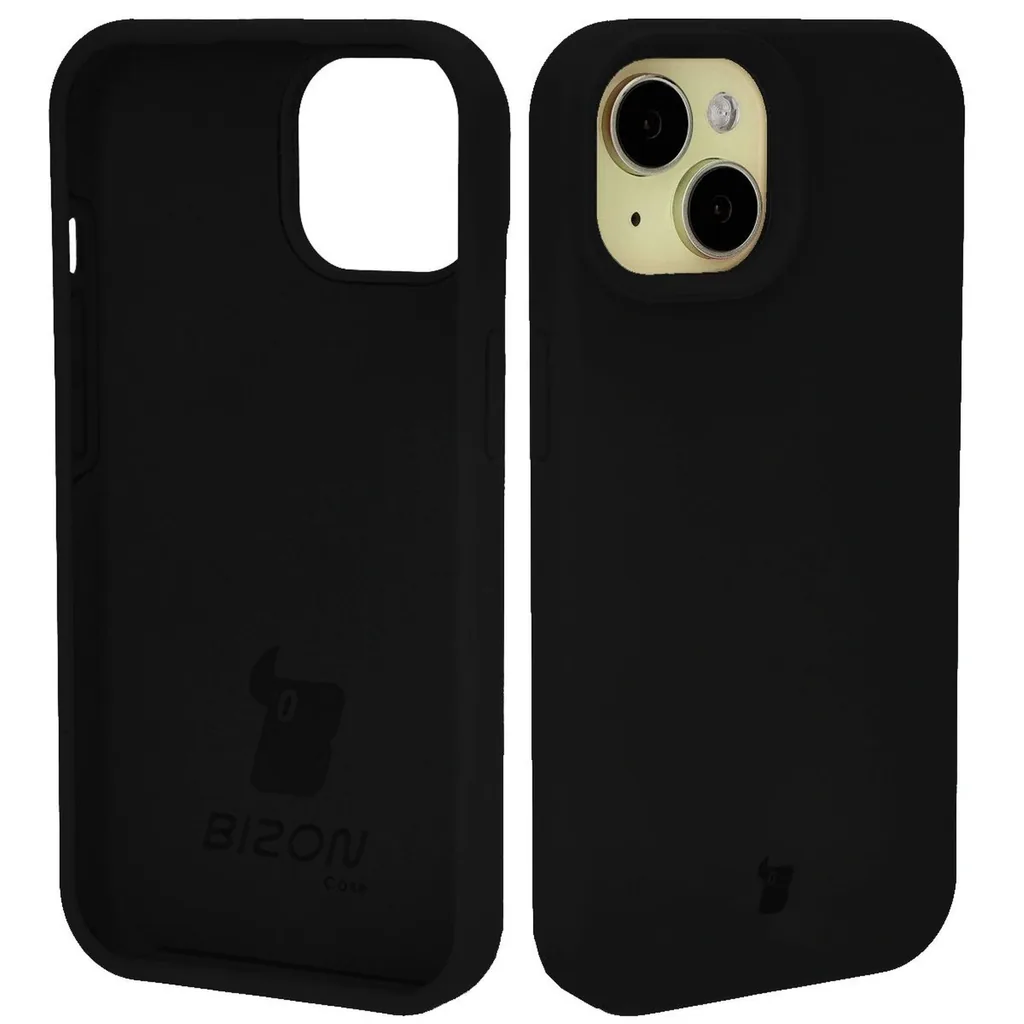 Kryt Bizon Soft Case Apple iPhone 15 black