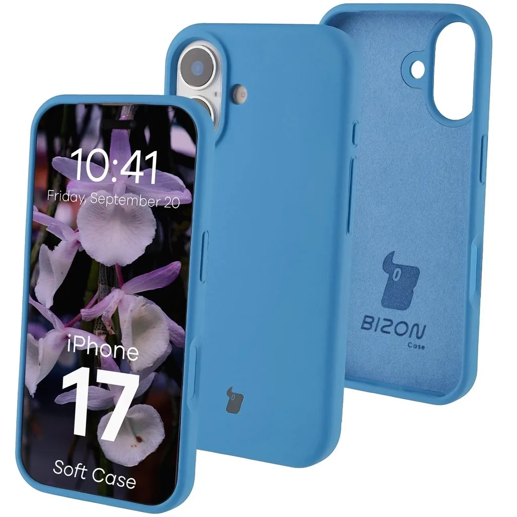 Kryt Bizon Soft Case Apple iPhone 17 blue