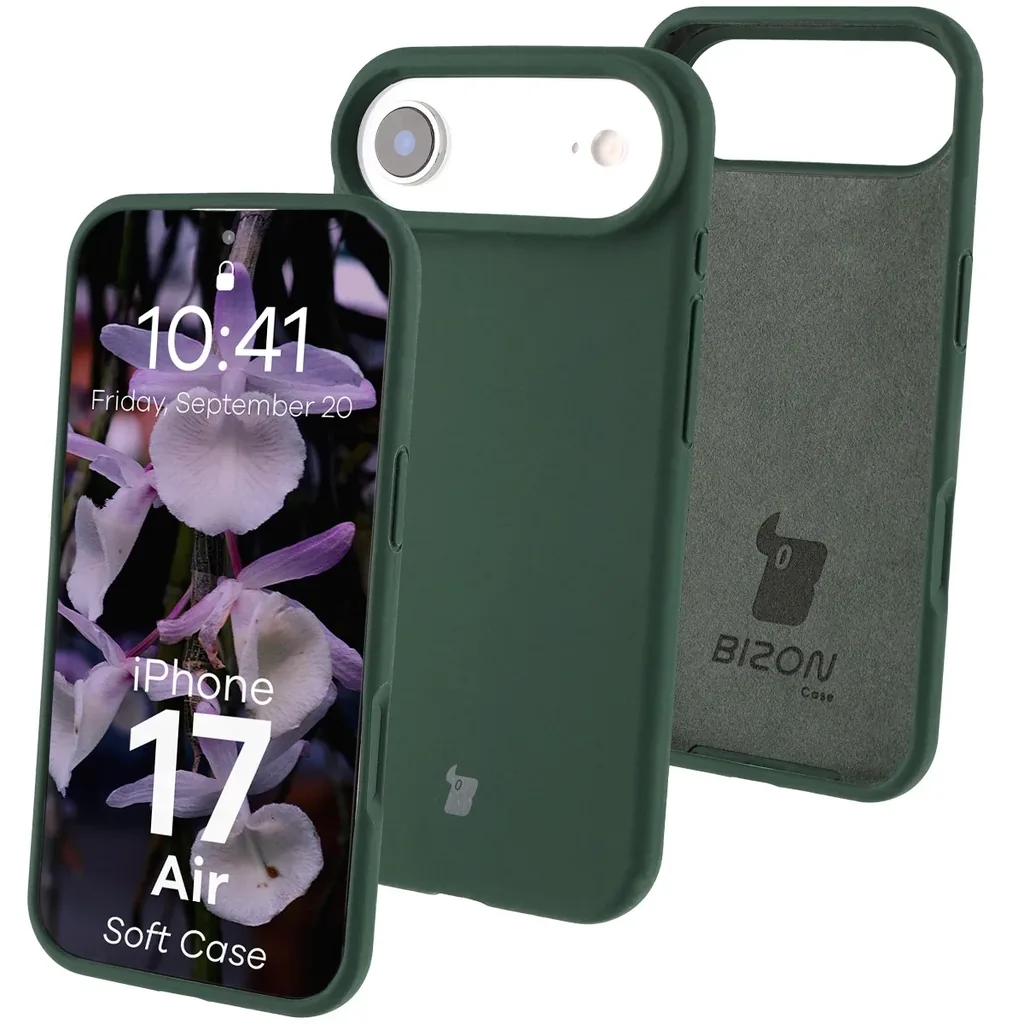 Kryt Bizon Soft Case Apple iPhone Air dark green