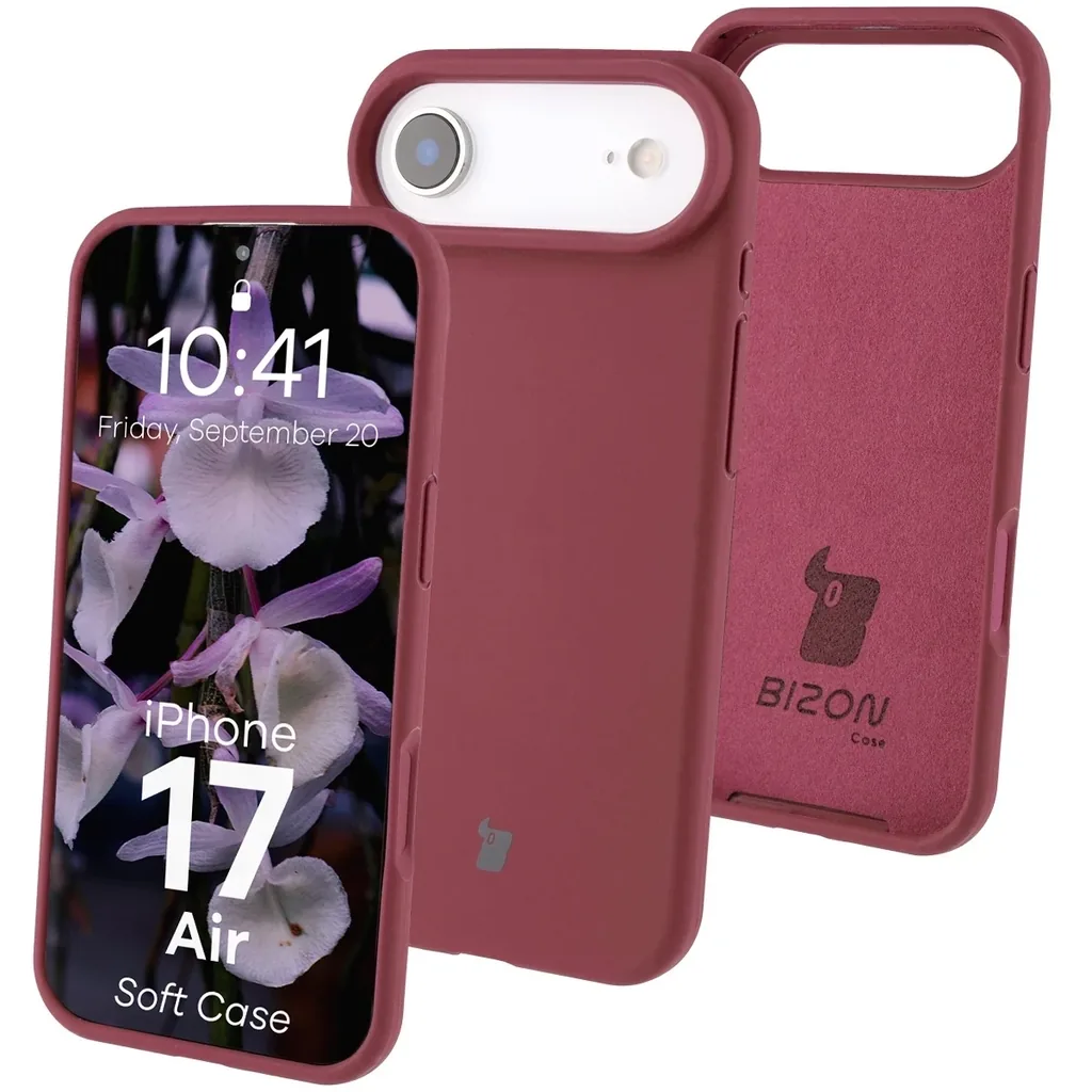 Kryt Bizon Soft Case Apple iPhone Air dark purple