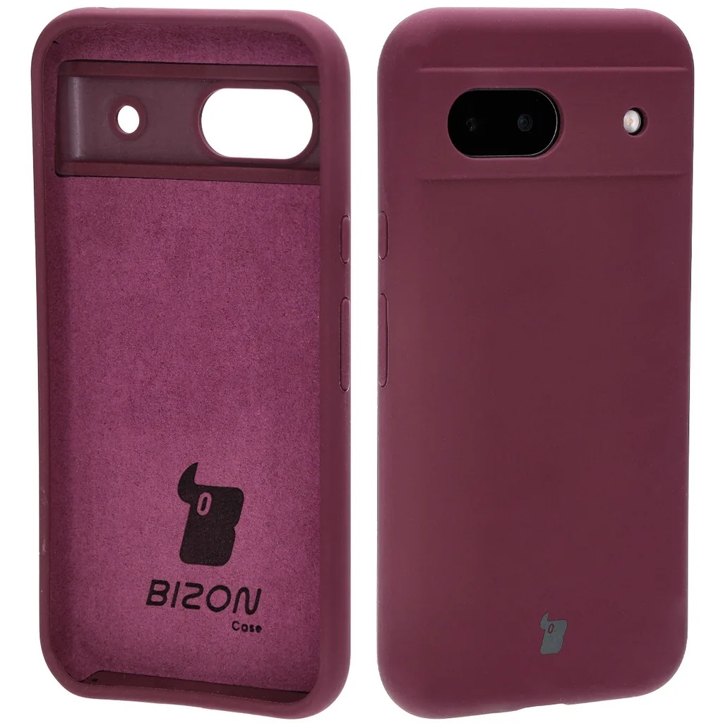 Kryt Bizon Soft Case Google Pixel 8a dark purple