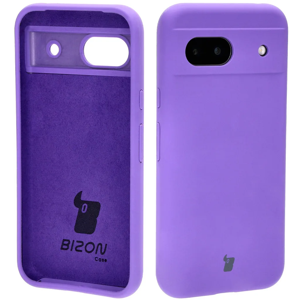 Kryt Bizon Soft Case Google Pixel 8a purple