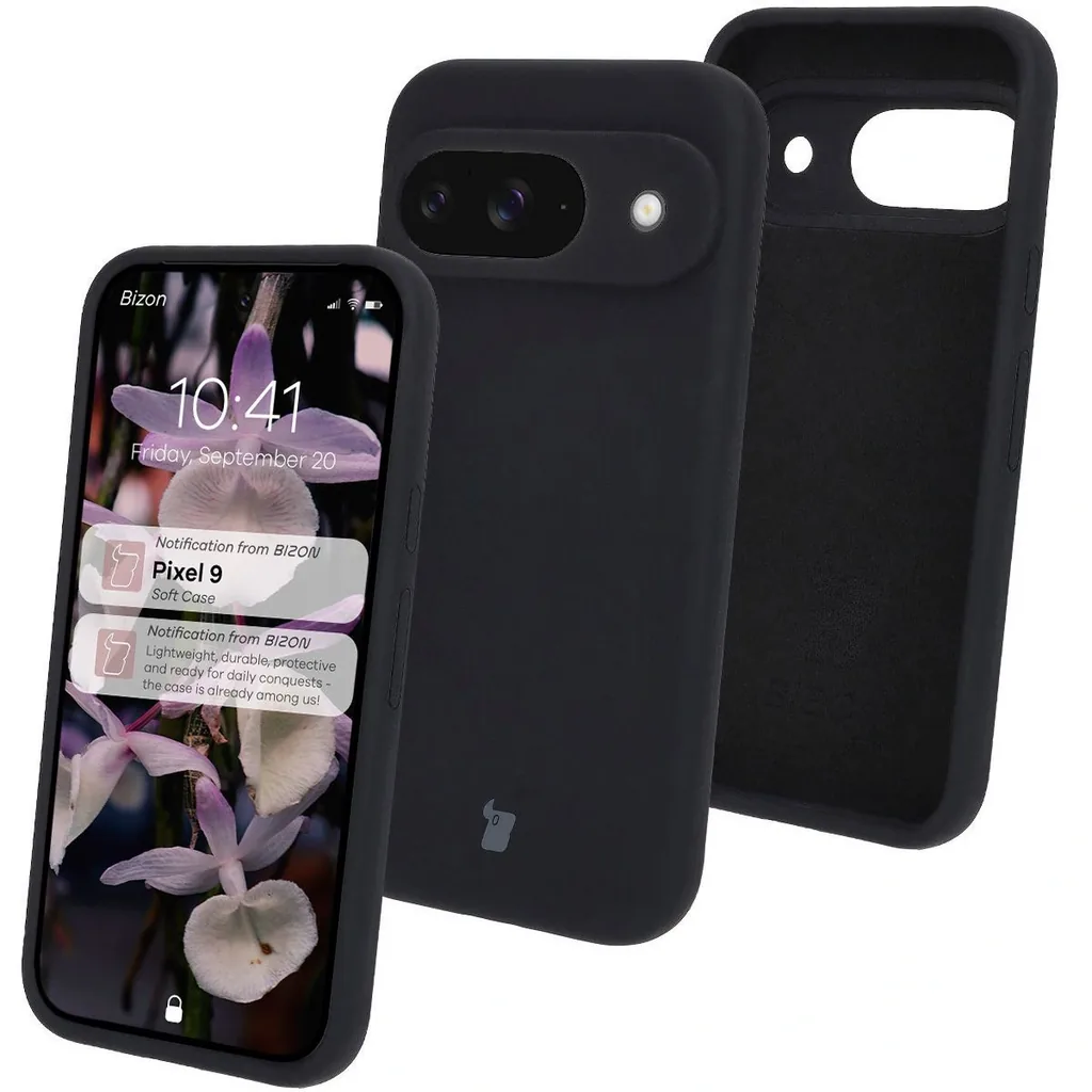 Kryt Bizon Soft Case Google Pixel 9 black