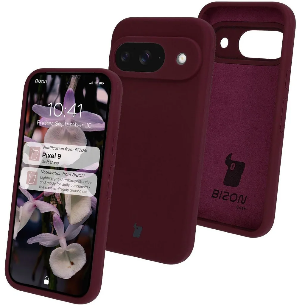 Kryt Bizon Soft Case Google Pixel 9 dark purple