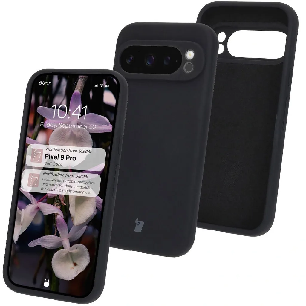 Kryt Bizon Soft Case Google Pixel 9 Pro black