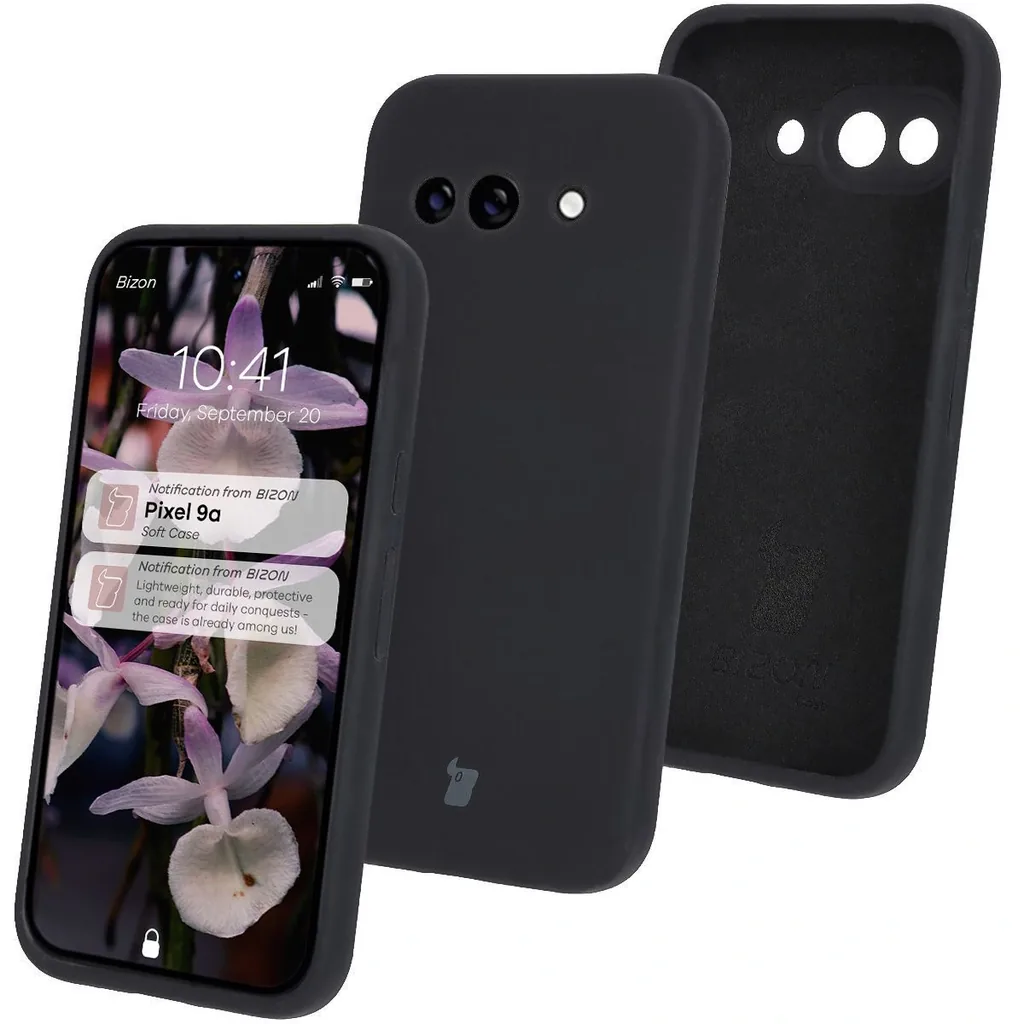 Kryt Bizon Soft Case Google Pixel 9a black