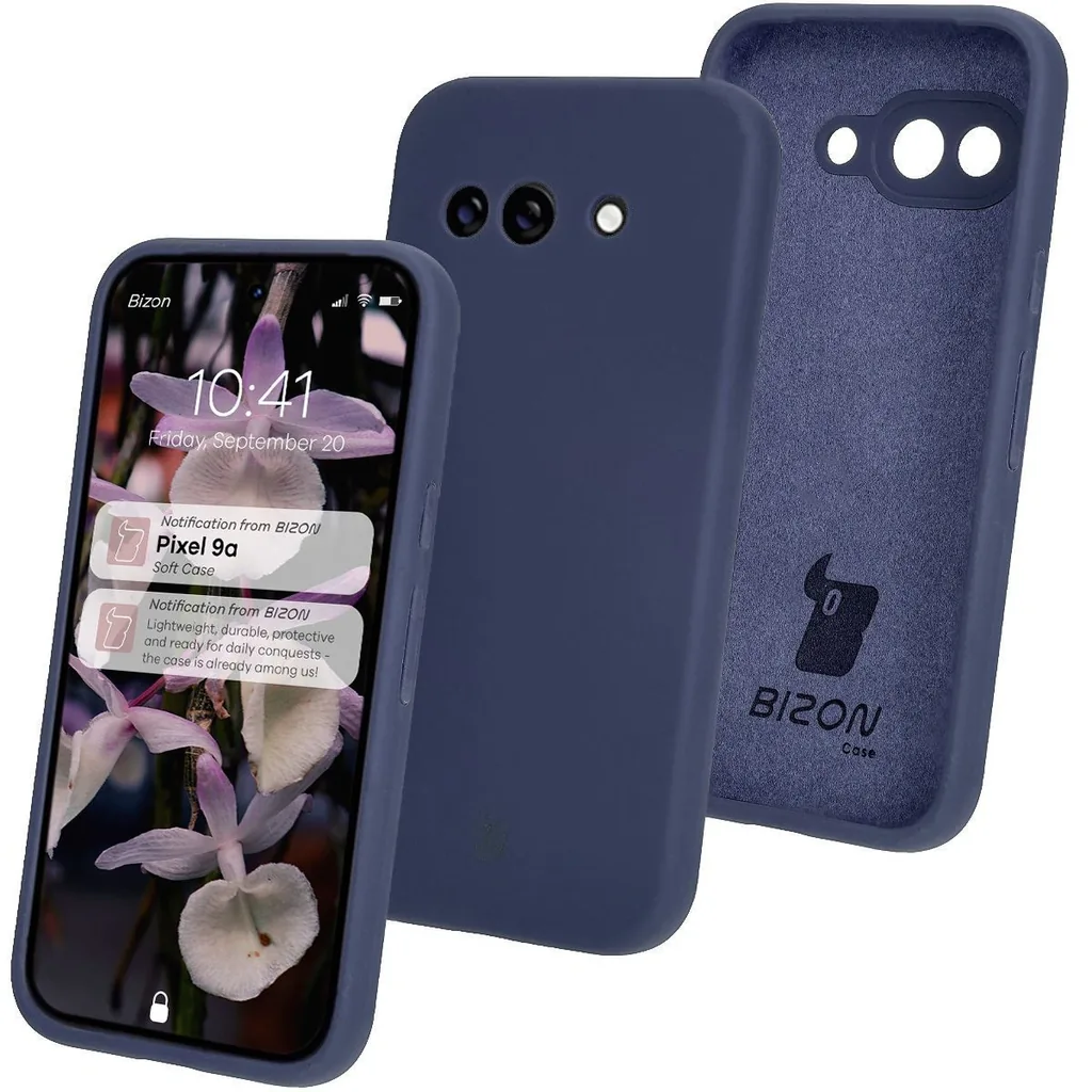 Kryt Bizon Soft Case Google Pixel 9a dark blue