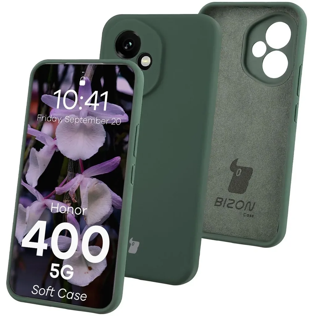 Kryt Bizon Soft Case Honor 400 dark green