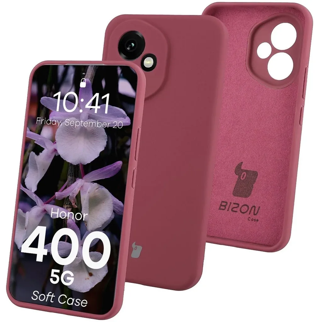 Kryt Bizon Soft Case Honor 400 dark purple