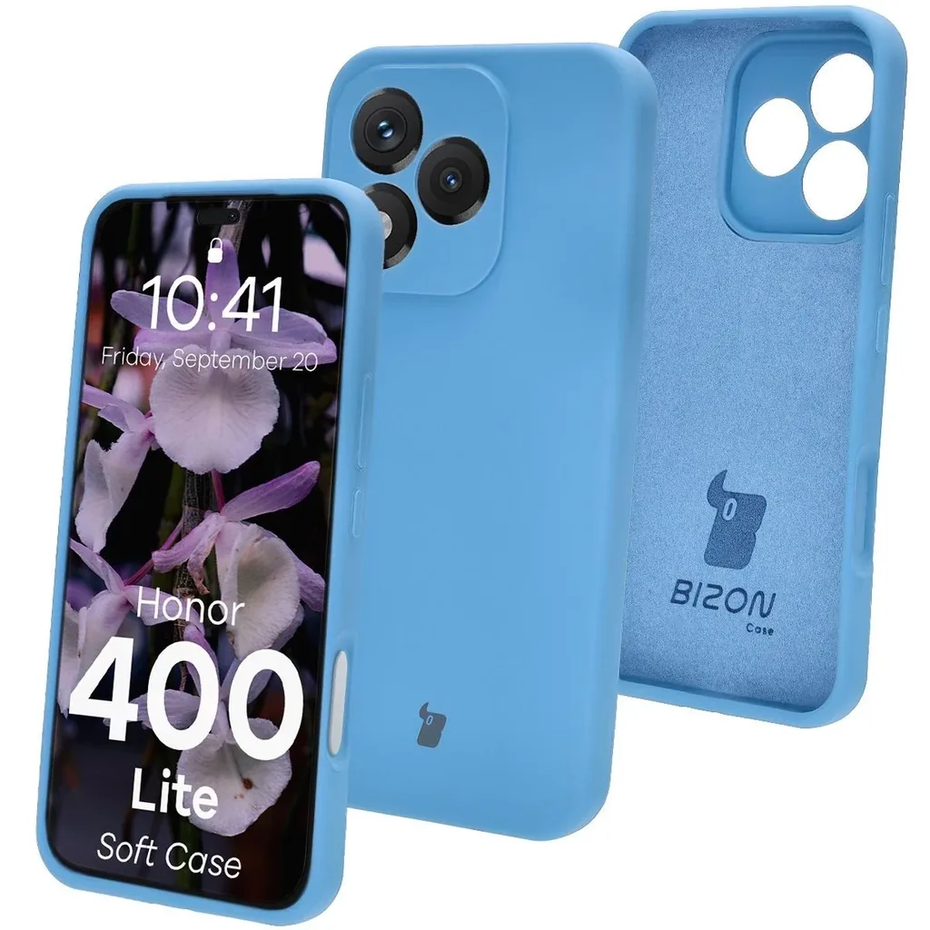 Kryt Bizon Soft Case Honor 400 Lite 5G blue