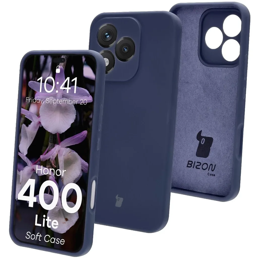 Kryt Bizon Soft Case Honor 400 Lite 5G dark blue