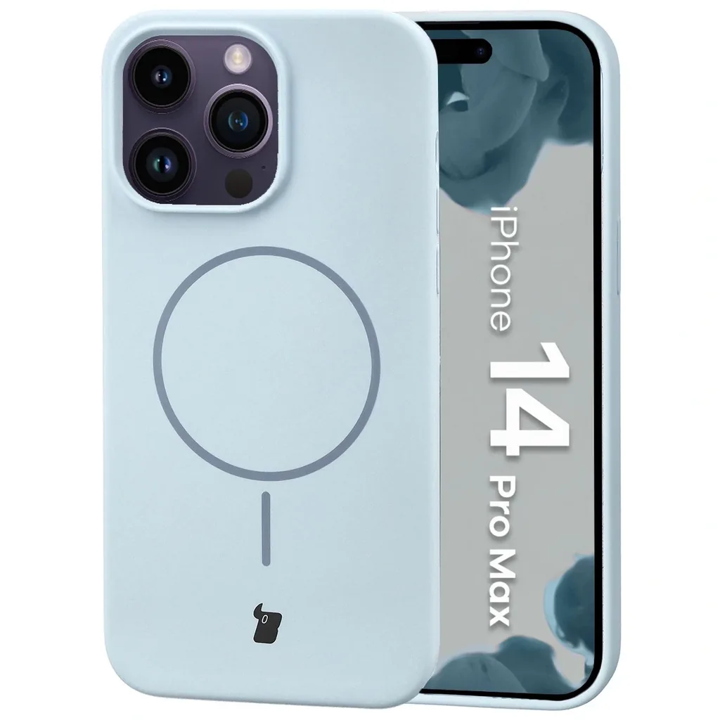 Kryt Bizon Soft Case Magnetic Apple iPhone 14 Pro Max blue