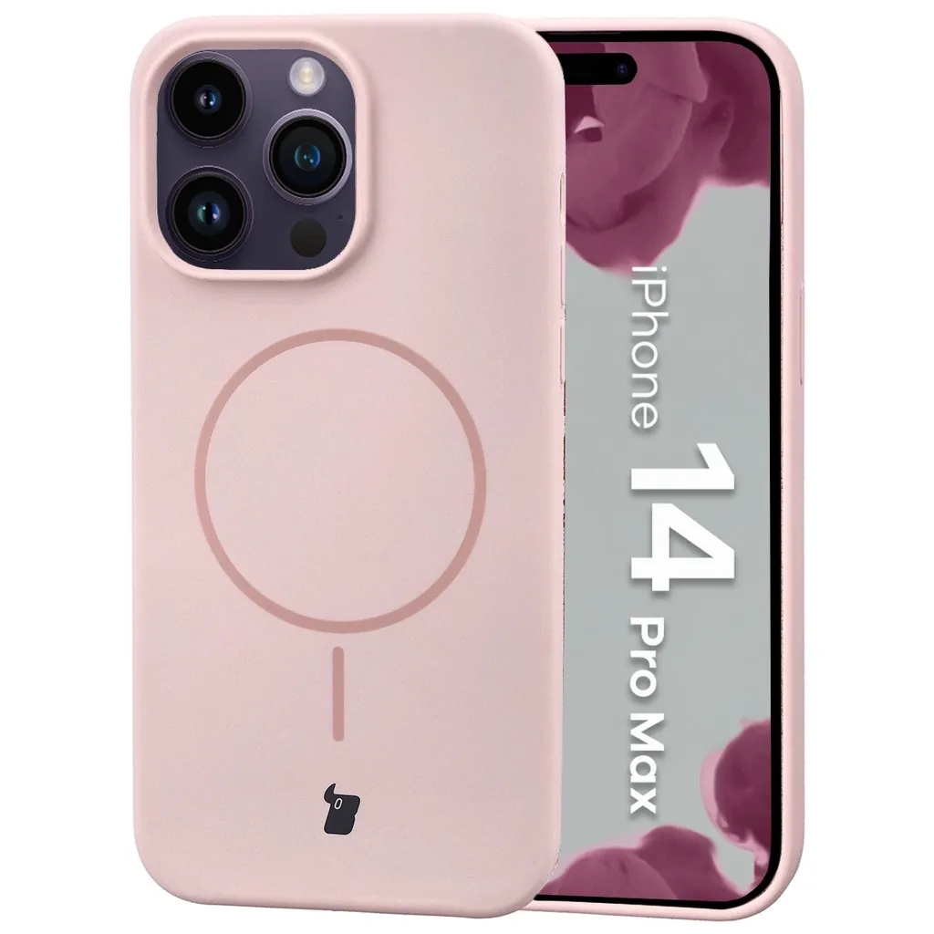 Kryt Bizon Soft Case Magnetic Apple iPhone 14 Pro Max light pink