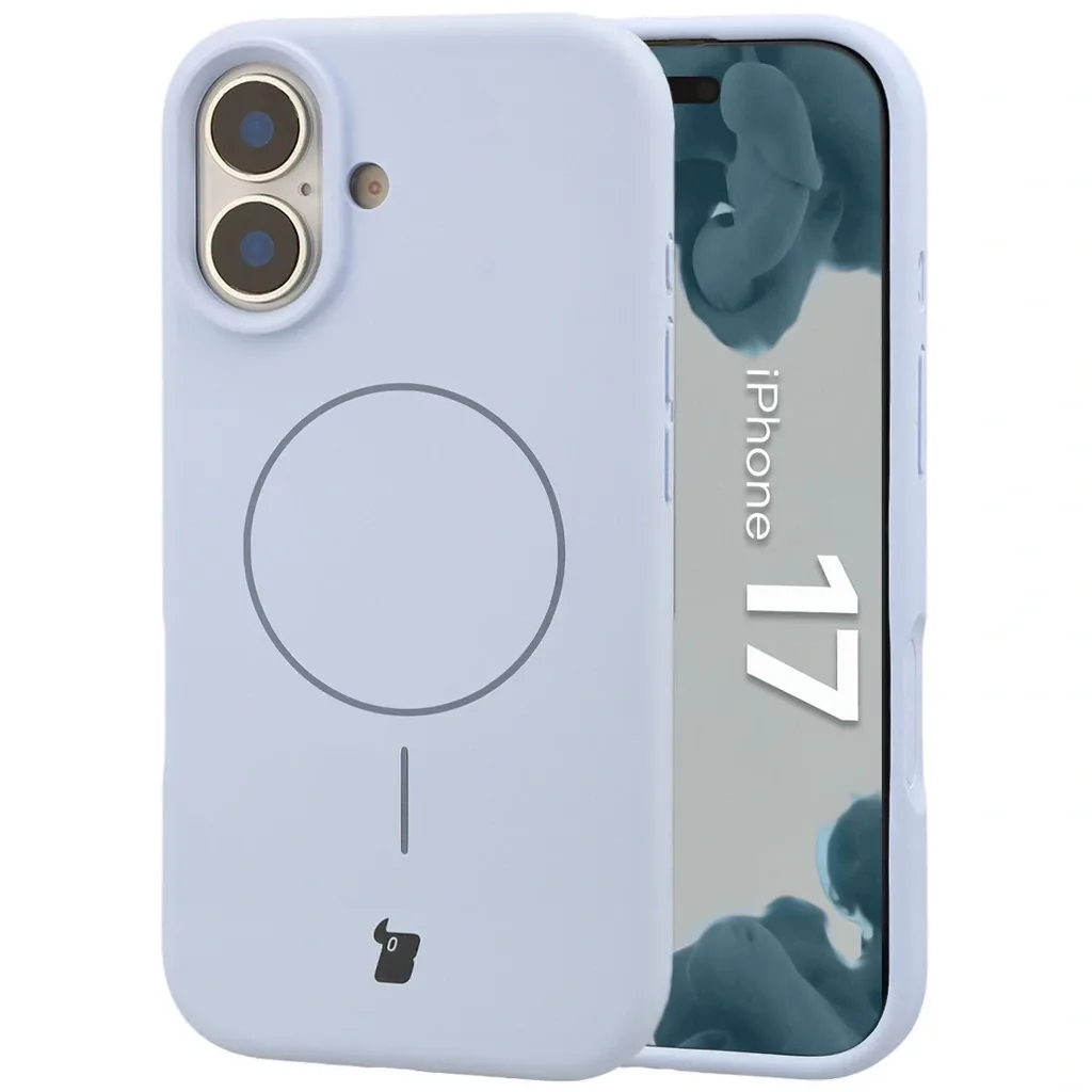 Kryt Bizon Soft Case Magnetic Apple iPhone 17 blue